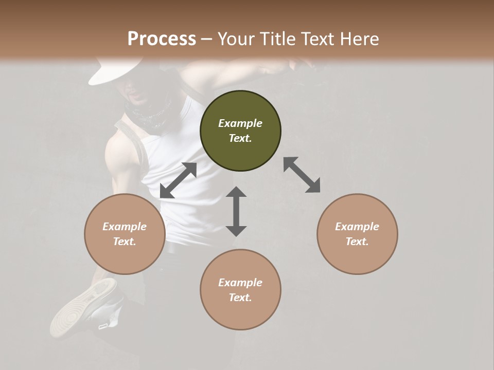 Lifestyle Modern Performer PowerPoint Template