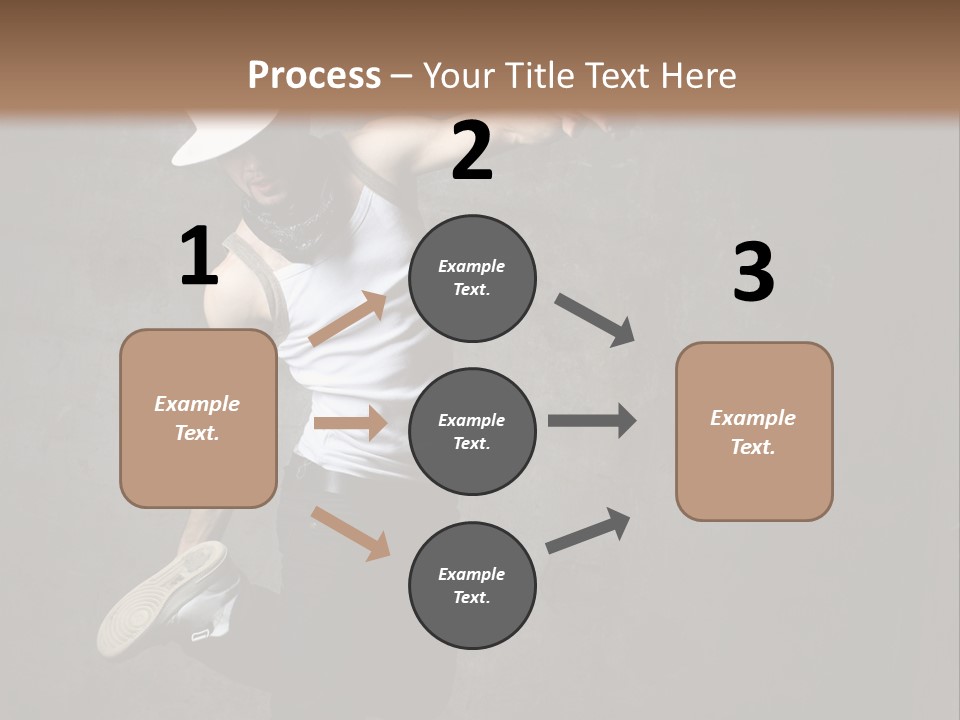 Lifestyle Modern Performer PowerPoint Template