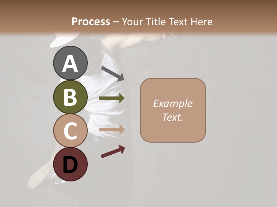 Lifestyle Modern Performer PowerPoint Template