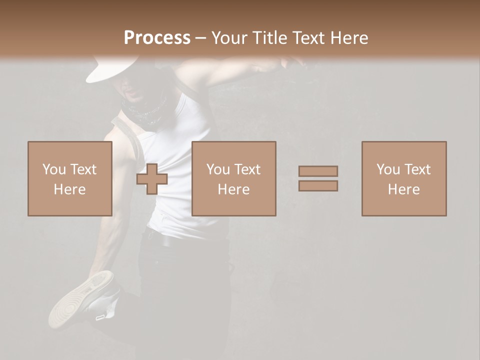 Lifestyle Modern Performer PowerPoint Template