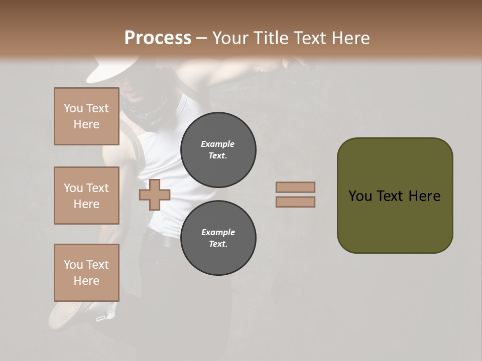 Lifestyle Modern Performer PowerPoint Template