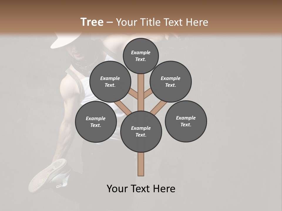 Lifestyle Modern Performer PowerPoint Template