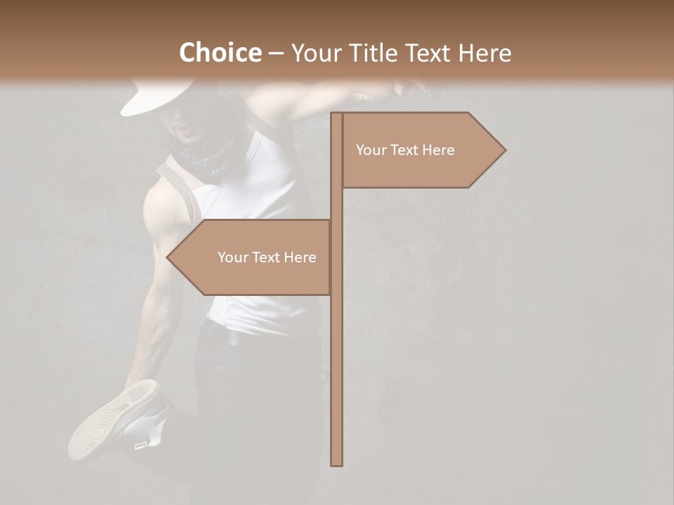 Lifestyle Modern Performer PowerPoint Template