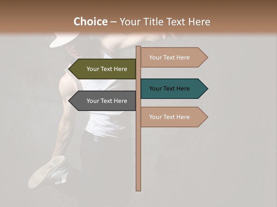 Lifestyle Modern Performer PowerPoint Template