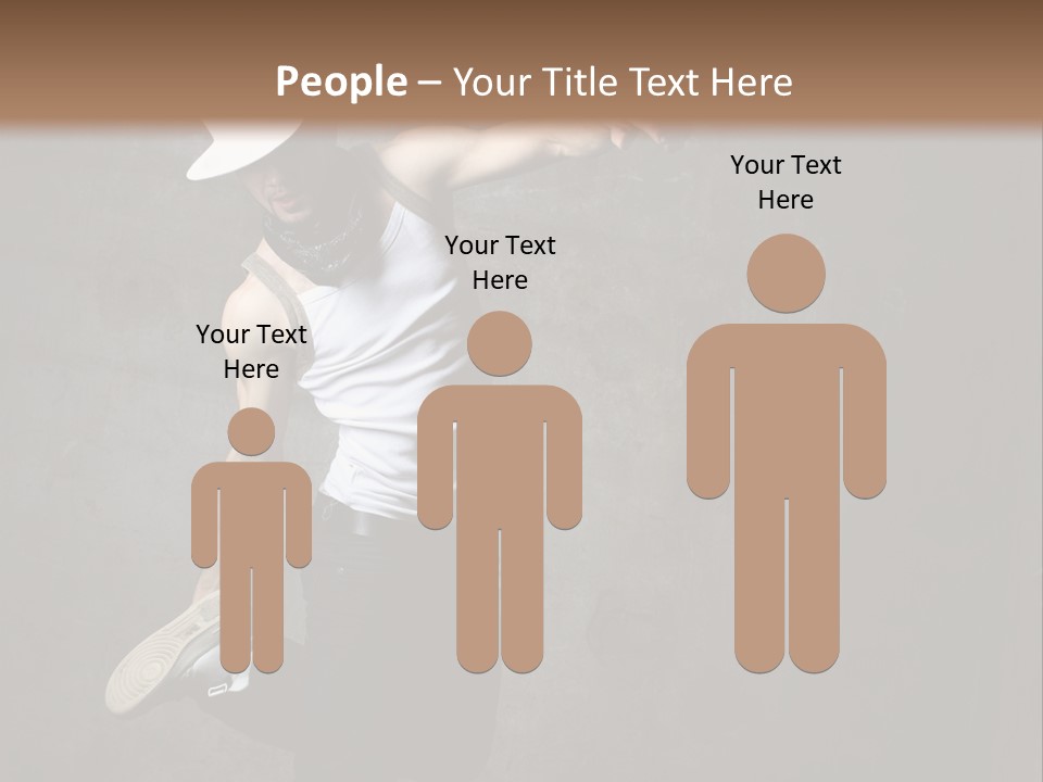 Lifestyle Modern Performer PowerPoint Template