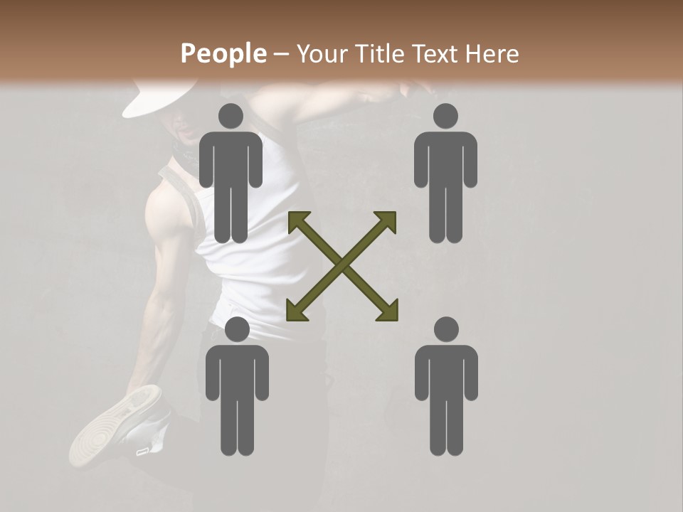 Lifestyle Modern Performer PowerPoint Template