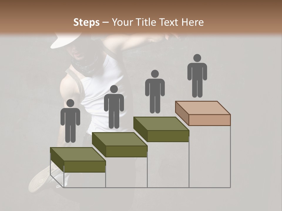 Lifestyle Modern Performer PowerPoint Template