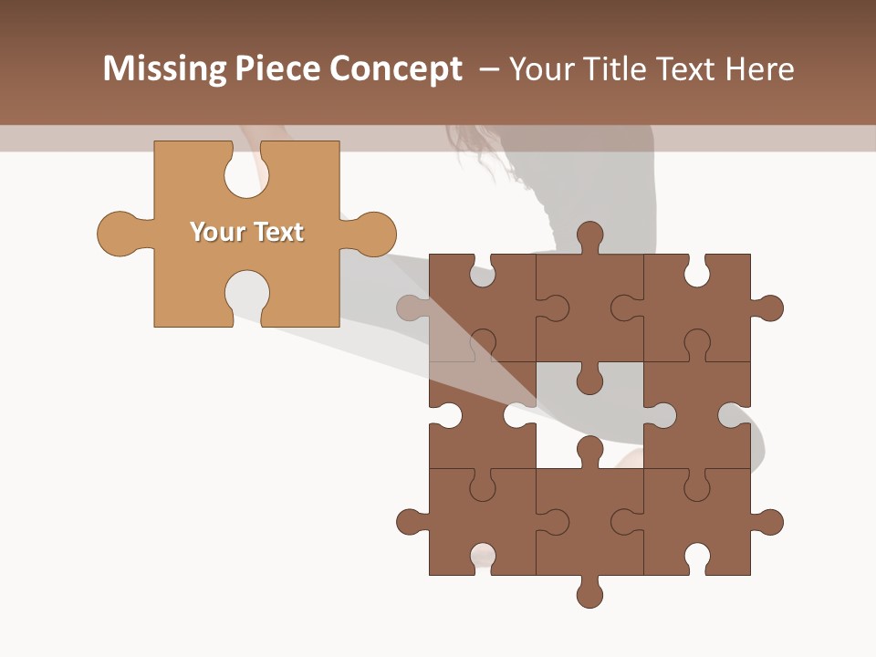 Fitness Beautiful Leap PowerPoint Template