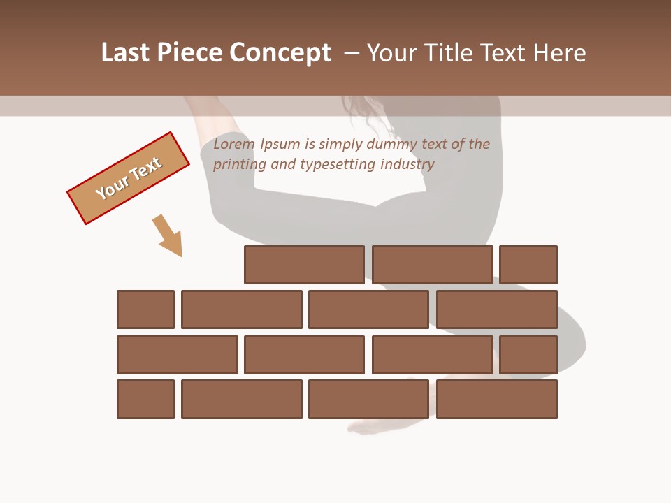 Fitness Beautiful Leap PowerPoint Template