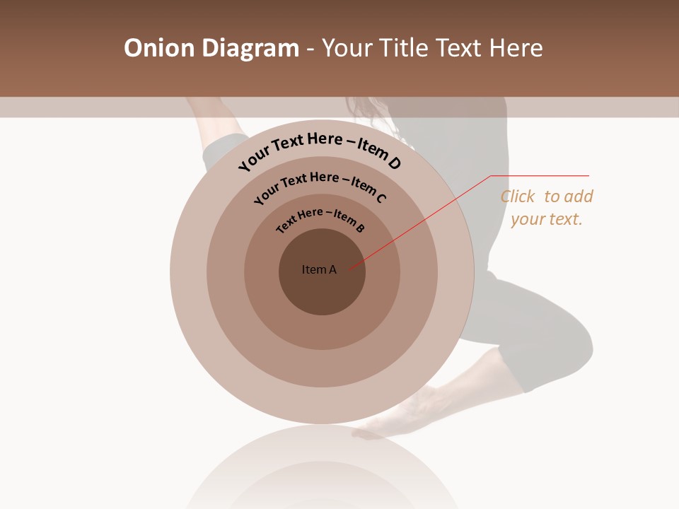 Fitness Beautiful Leap PowerPoint Template