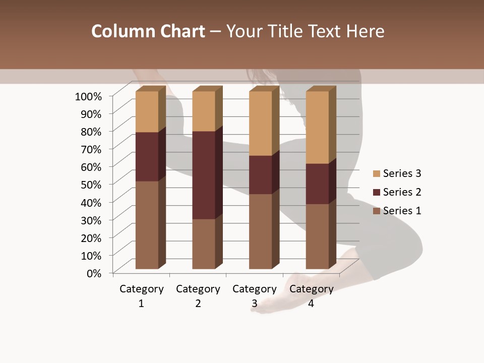 Fitness Beautiful Leap PowerPoint Template