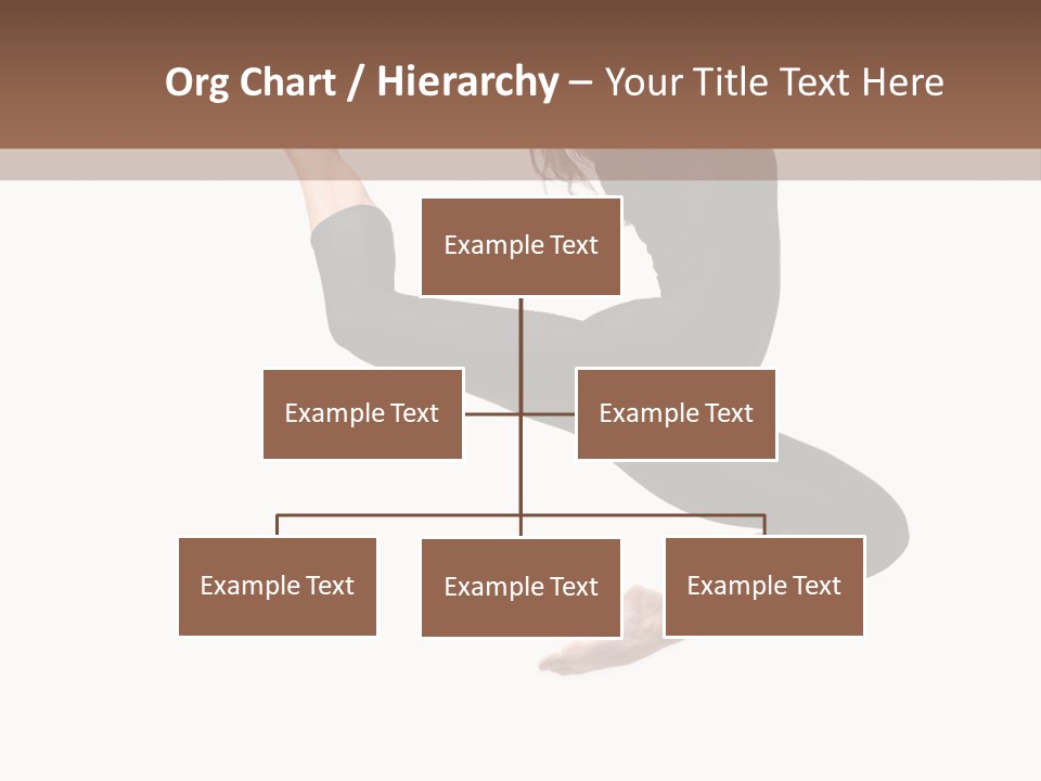 Fitness Beautiful Leap PowerPoint Template