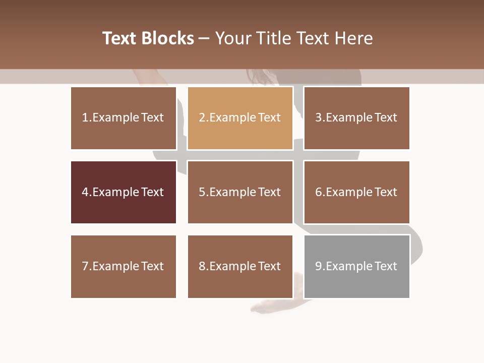 Fitness Beautiful Leap PowerPoint Template