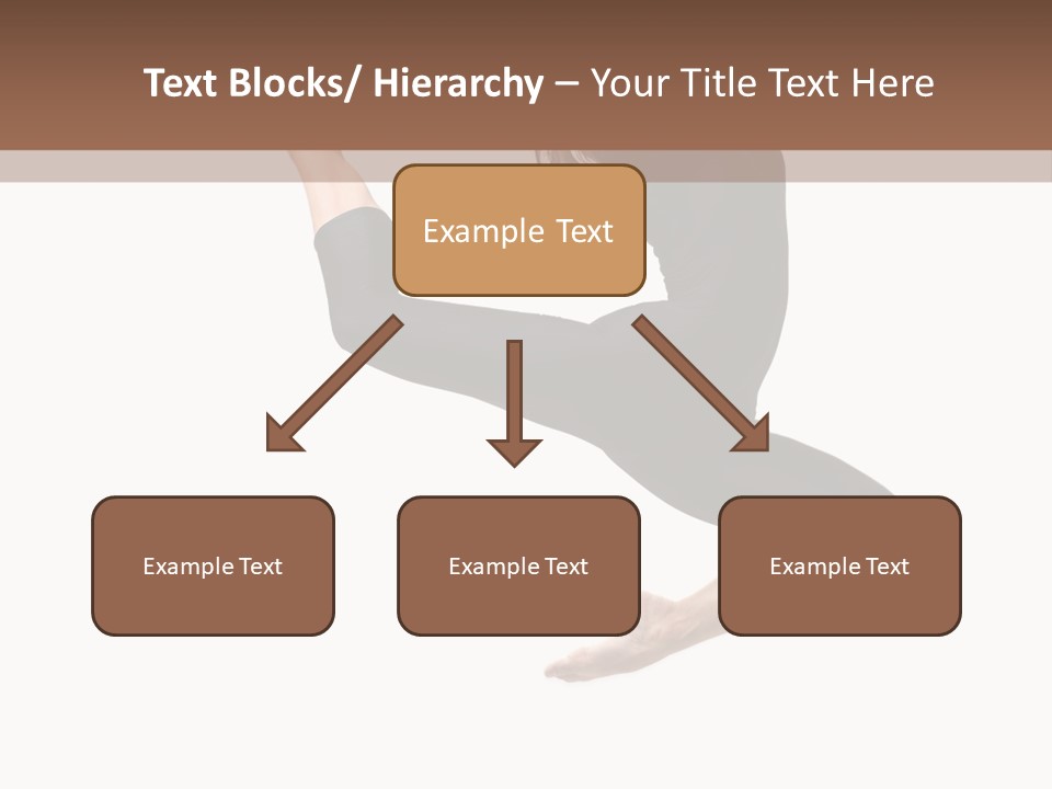 Fitness Beautiful Leap PowerPoint Template