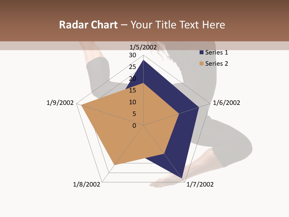 Fitness Beautiful Leap PowerPoint Template