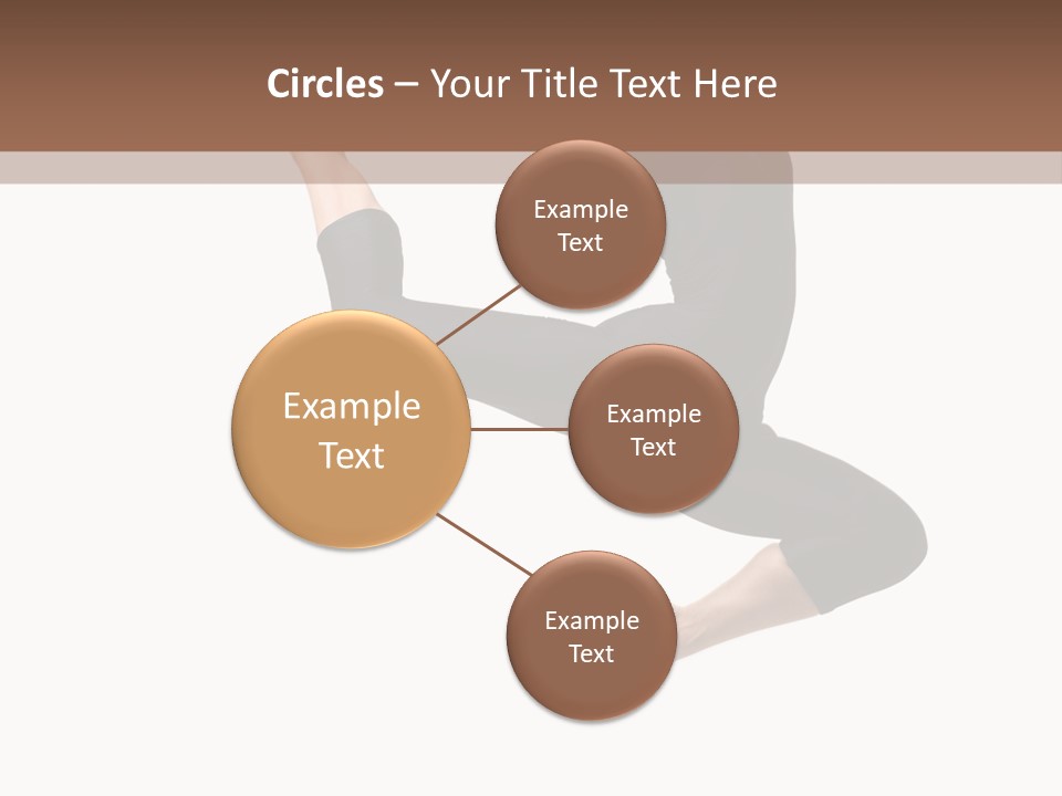 Fitness Beautiful Leap PowerPoint Template