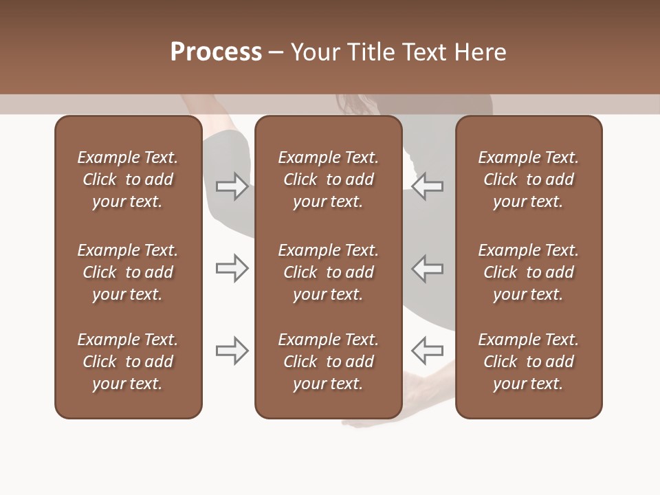 Fitness Beautiful Leap PowerPoint Template