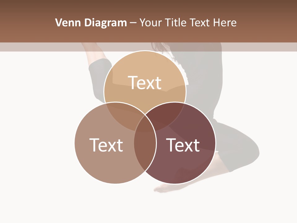 Fitness Beautiful Leap PowerPoint Template