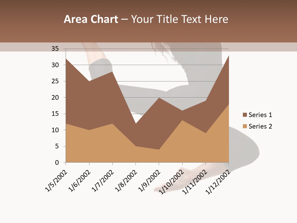 Fitness Beautiful Leap PowerPoint Template