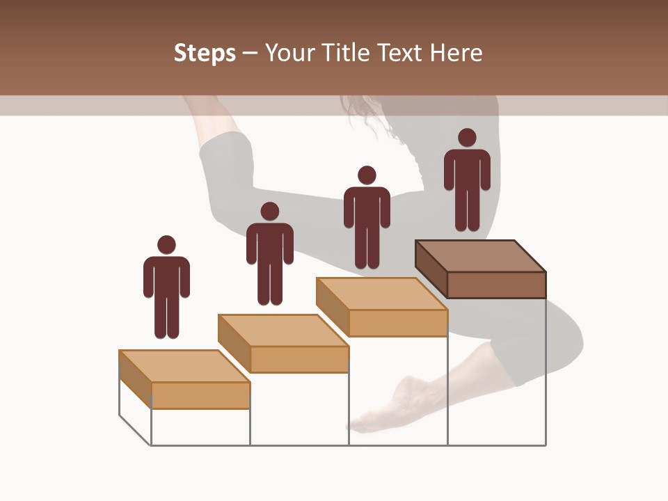 Fitness Beautiful Leap PowerPoint Template