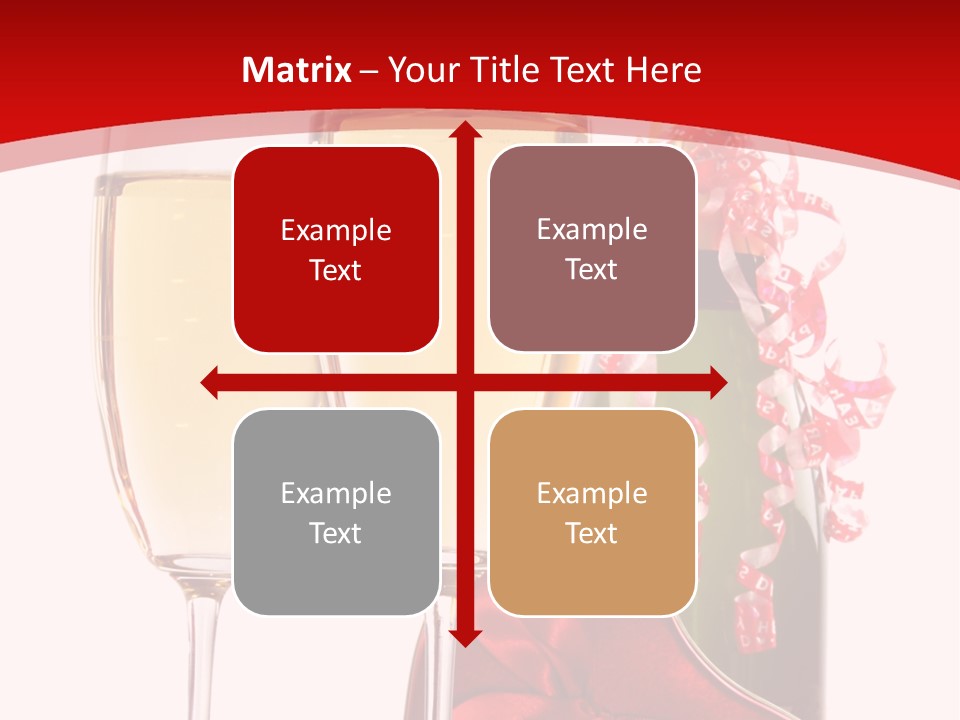 Background Valentine Red PowerPoint Template