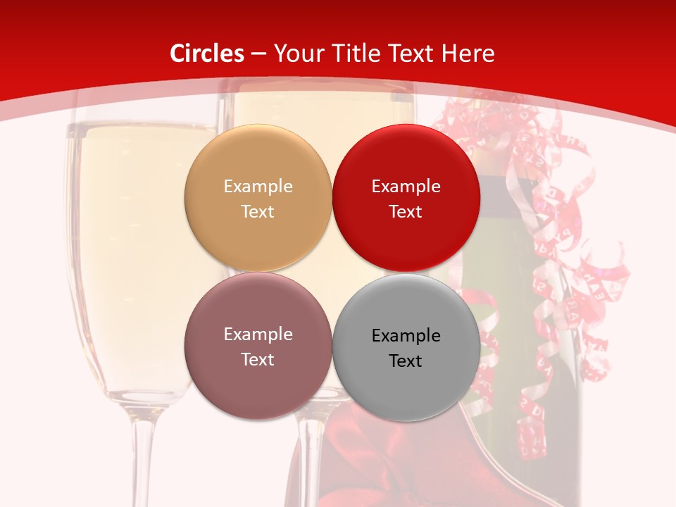 Background Valentine Red PowerPoint Template