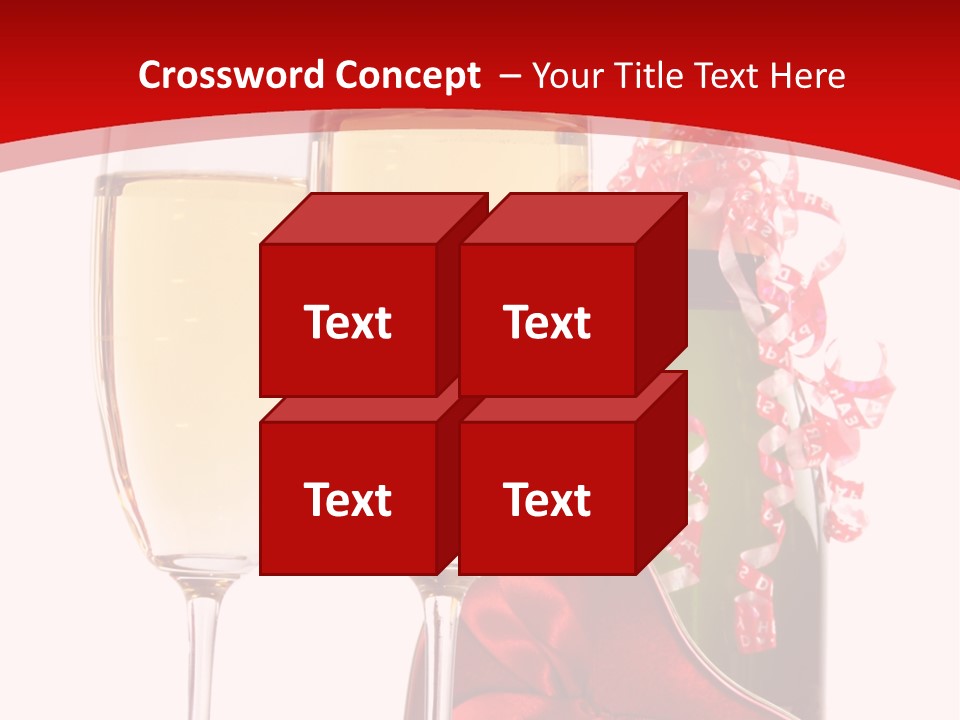 Background Valentine Red PowerPoint Template