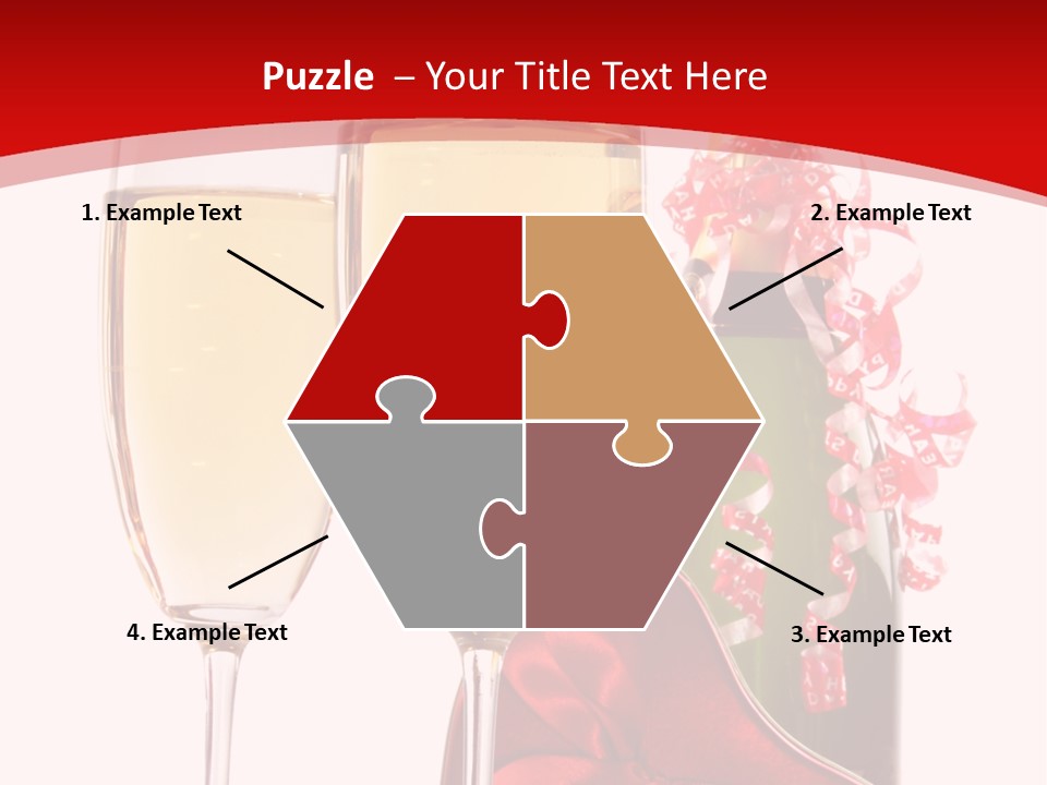 Background Valentine Red PowerPoint Template