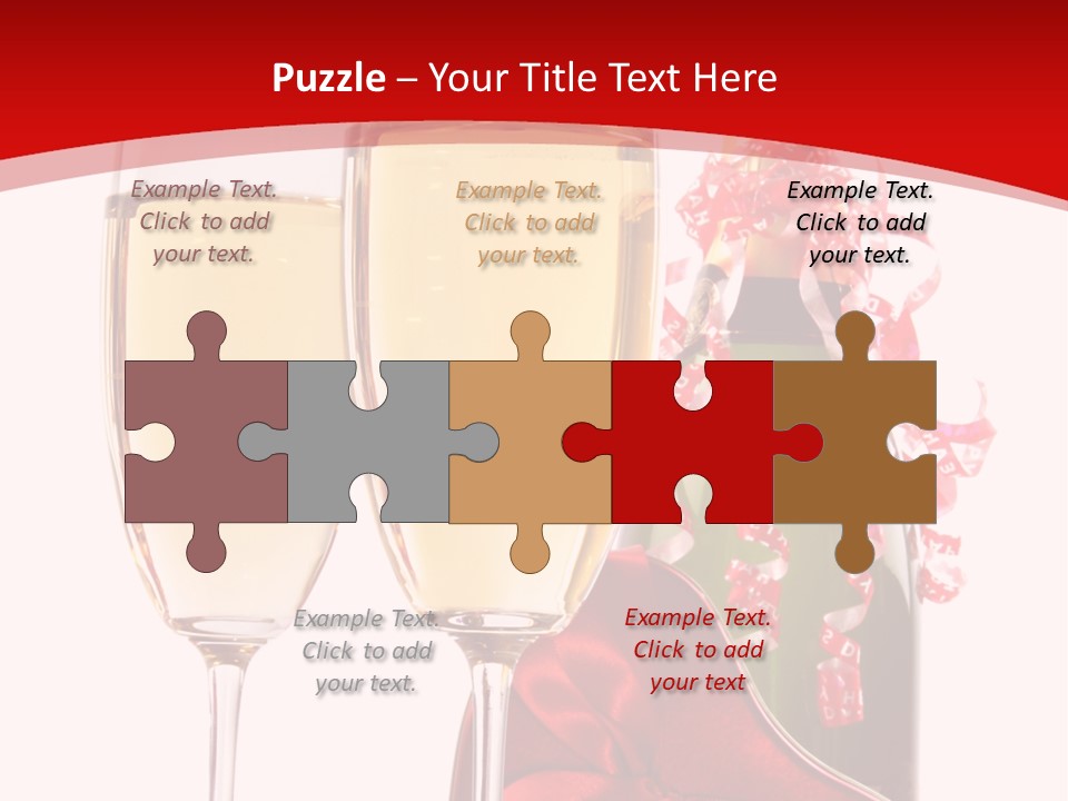 Background Valentine Red PowerPoint Template