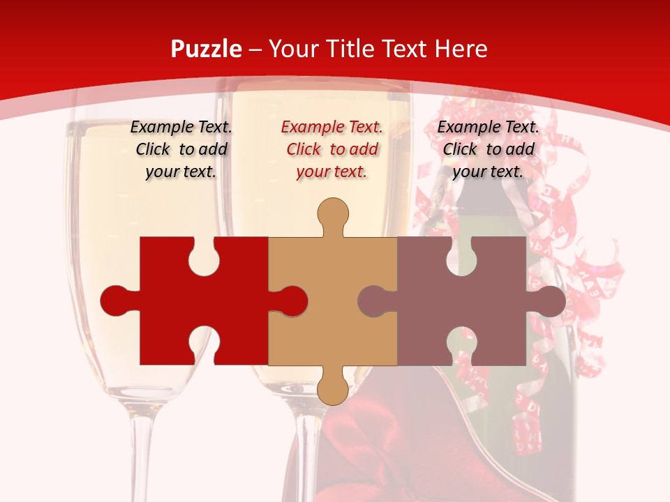 Background Valentine Red PowerPoint Template