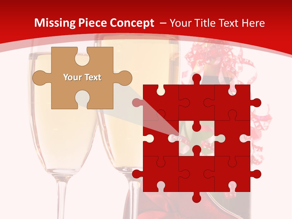 Background Valentine Red PowerPoint Template