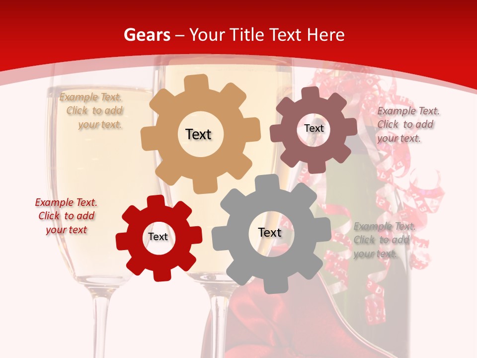 Background Valentine Red PowerPoint Template