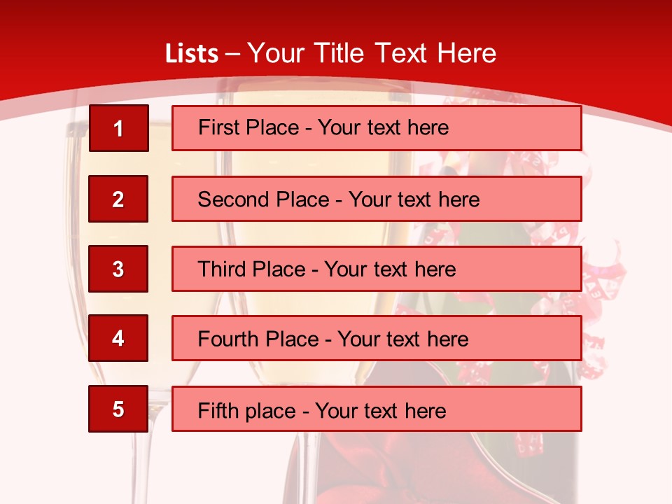 Background Valentine Red PowerPoint Template