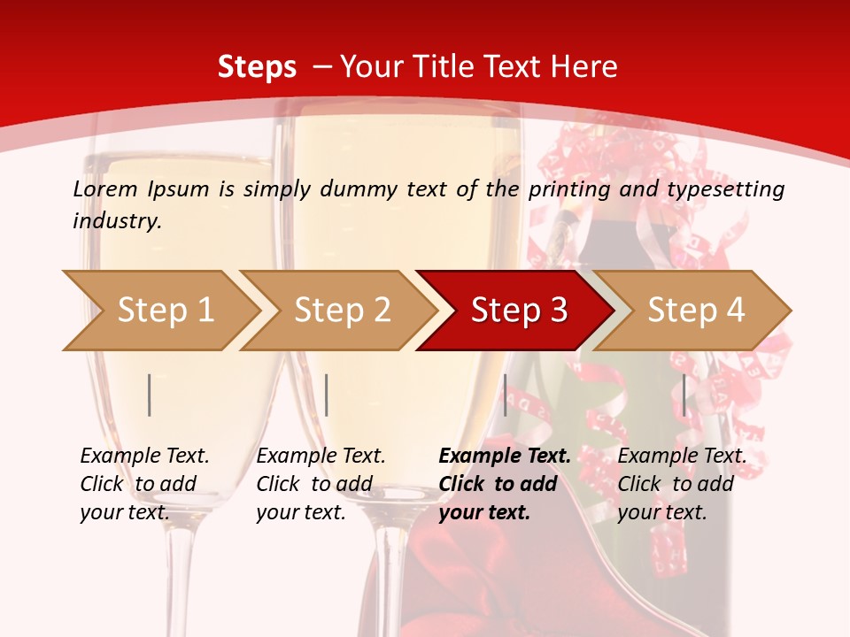 Background Valentine Red PowerPoint Template