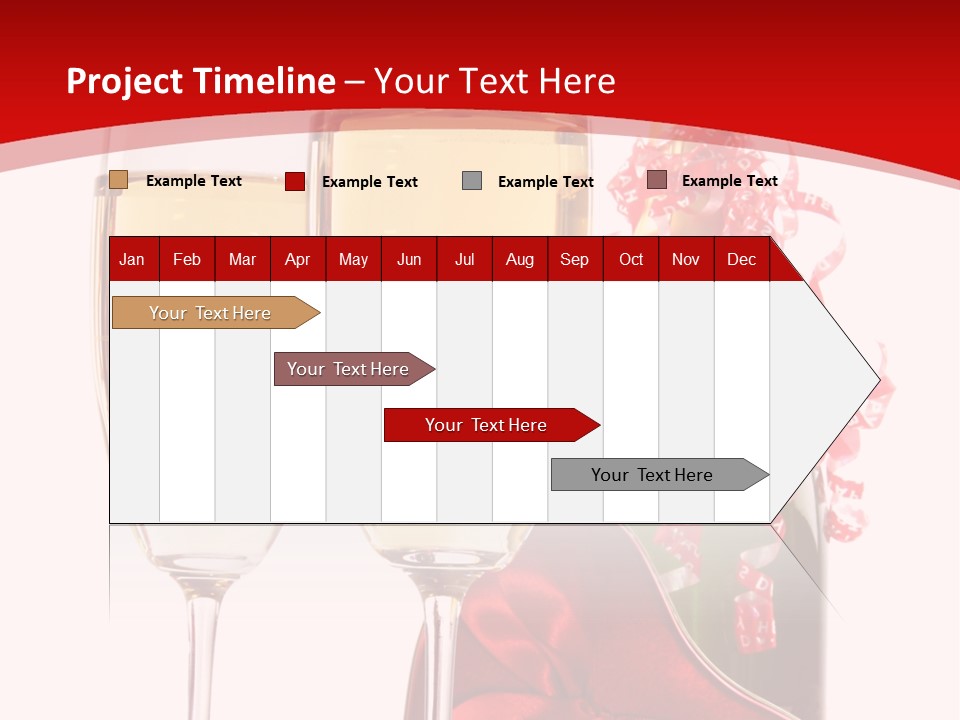 Background Valentine Red PowerPoint Template