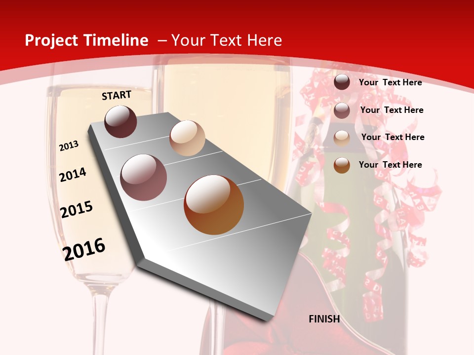 Background Valentine Red PowerPoint Template