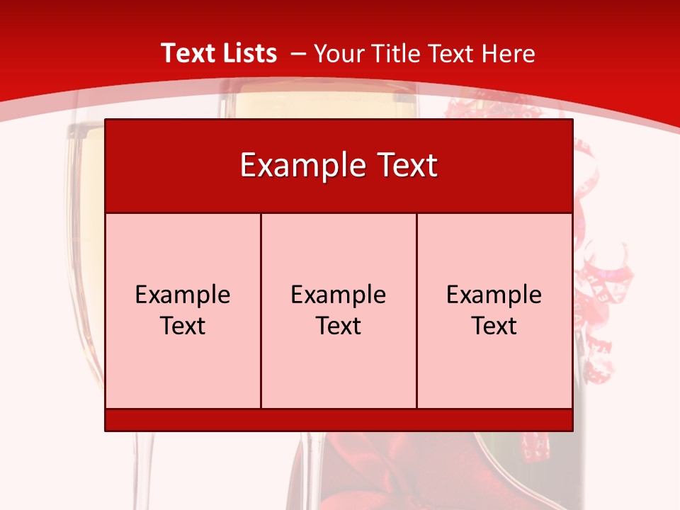 Background Valentine Red PowerPoint Template
