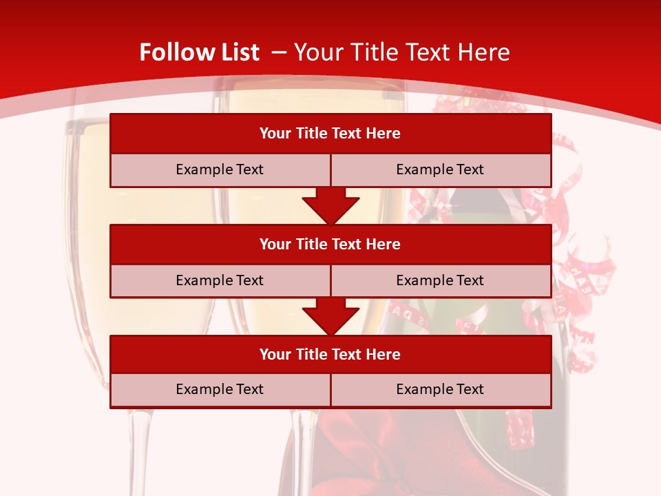 Background Valentine Red PowerPoint Template