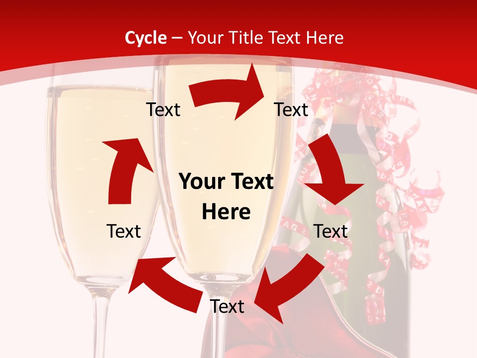 Background Valentine Red PowerPoint Template