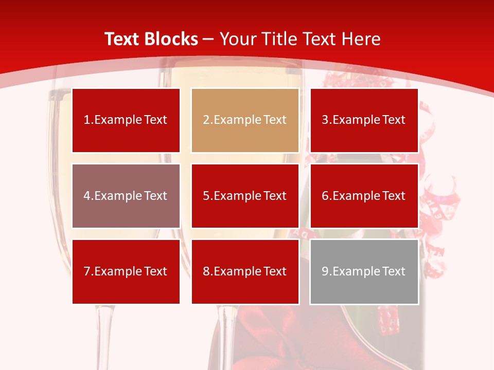 Background Valentine Red PowerPoint Template