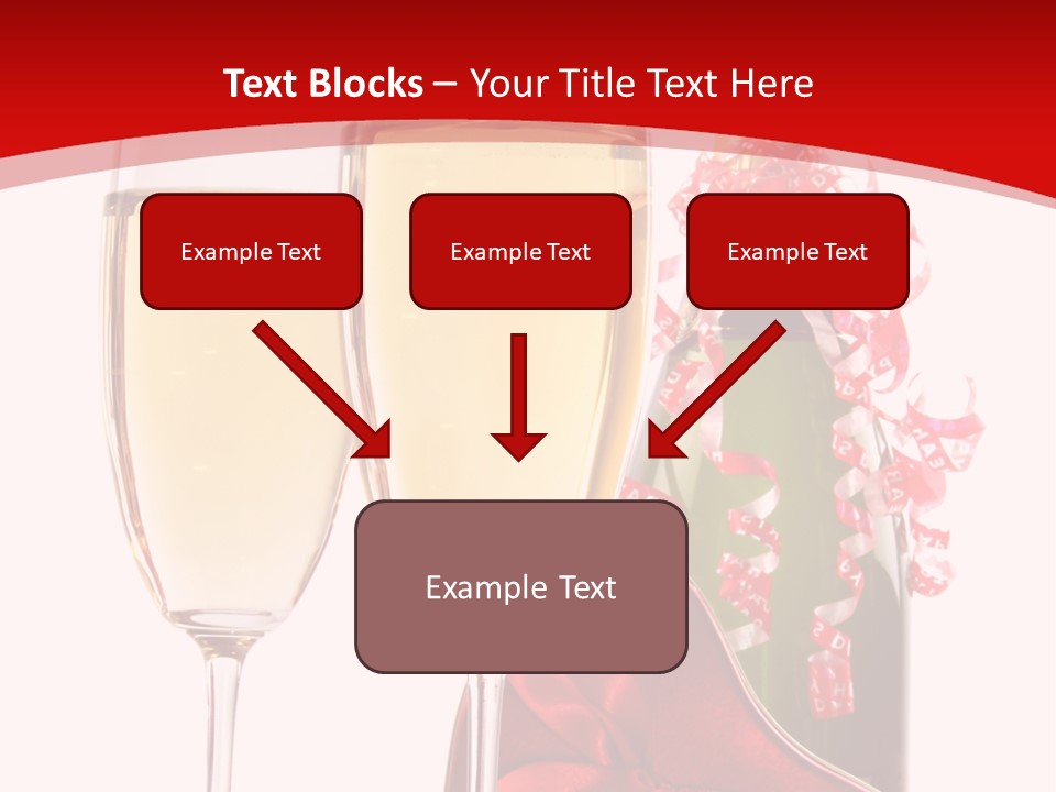 Background Valentine Red PowerPoint Template