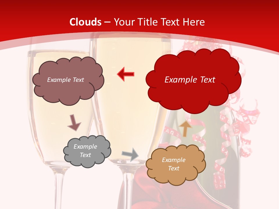 Background Valentine Red PowerPoint Template