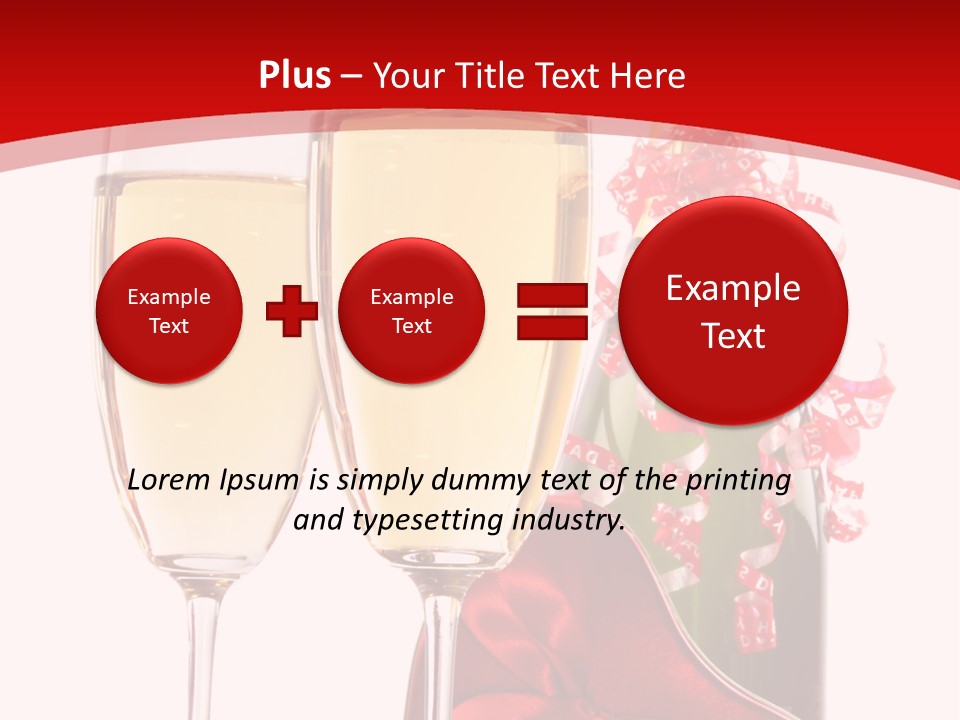 Background Valentine Red PowerPoint Template