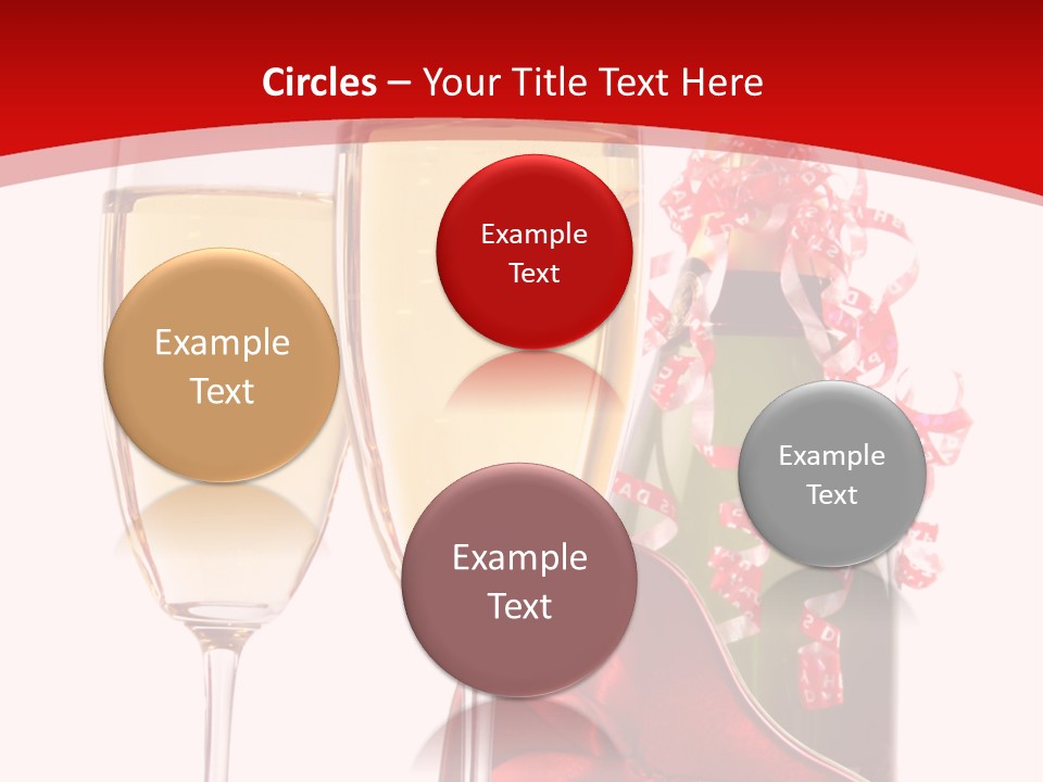 Background Valentine Red PowerPoint Template