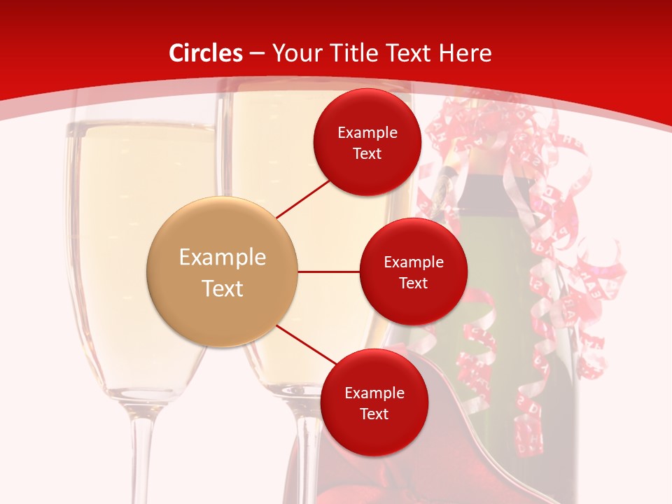 Background Valentine Red PowerPoint Template