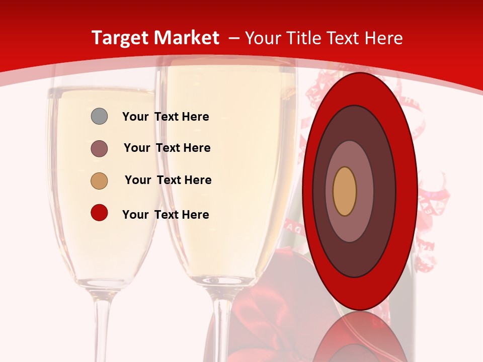 Background Valentine Red PowerPoint Template