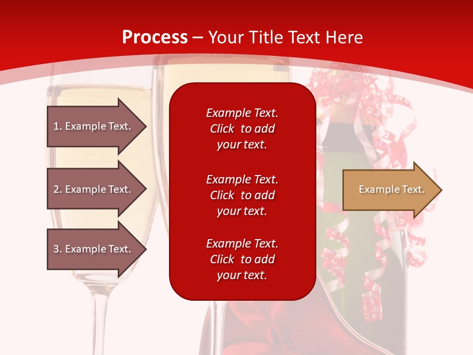 Background Valentine Red PowerPoint Template