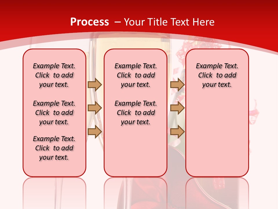 Background Valentine Red PowerPoint Template