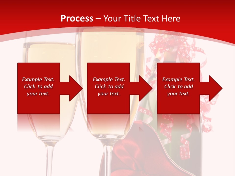 Background Valentine Red PowerPoint Template