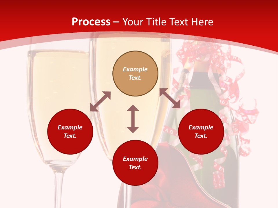 Background Valentine Red PowerPoint Template